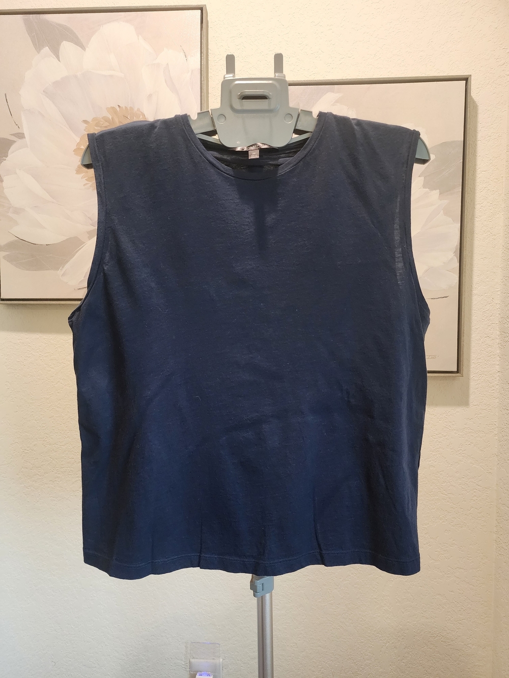Banana Republic Navy Sleeveless Tank Top